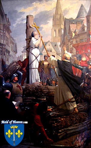 Painting of Joan of Arc Burned at the Stake